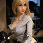 A feisty blonde teacher realistic lifelike doll 158cm Barbie (15)