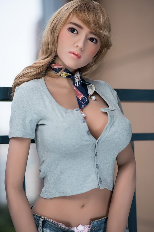 Real Live Sex Doll Hot Blonde 3d Love Doll for Men 165cm - Sharon